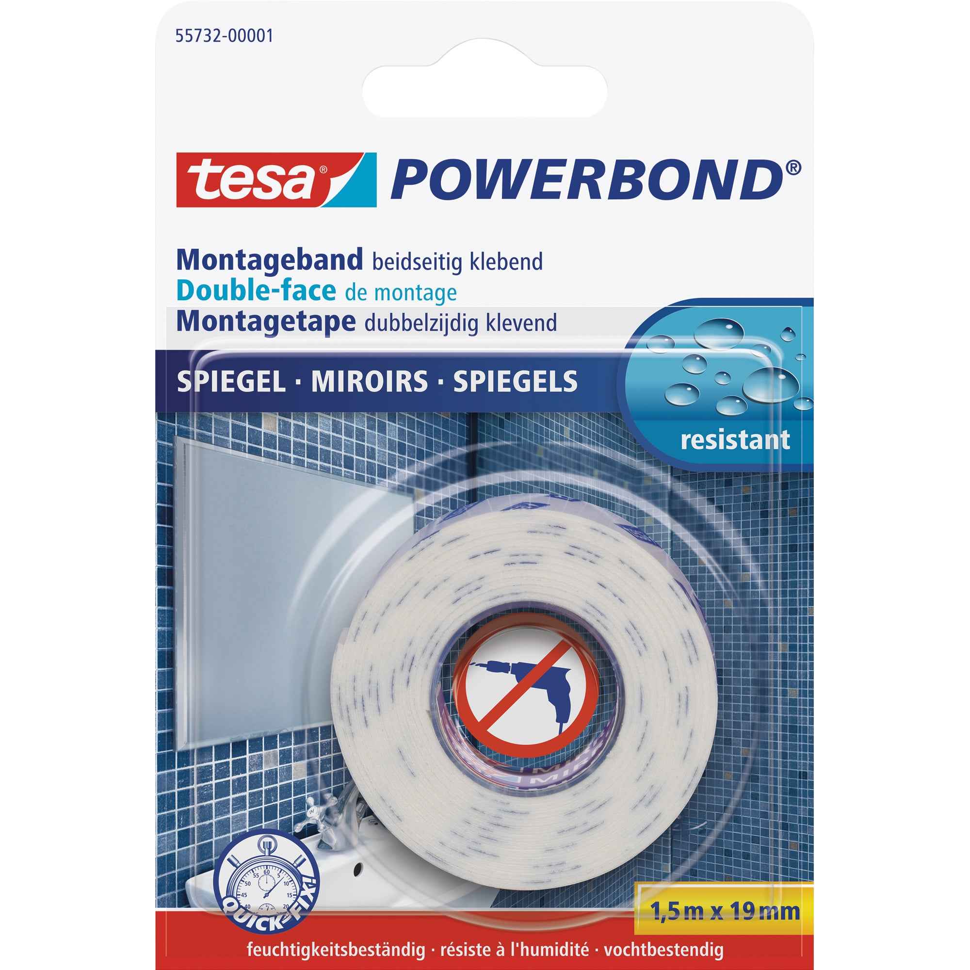 tesa® Montageklebeband Powerbond® Spiegel