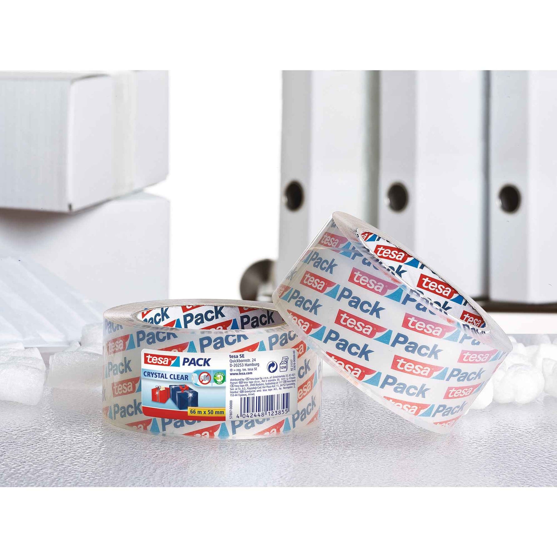 tesa® Packband tesapack® Crystal Clear