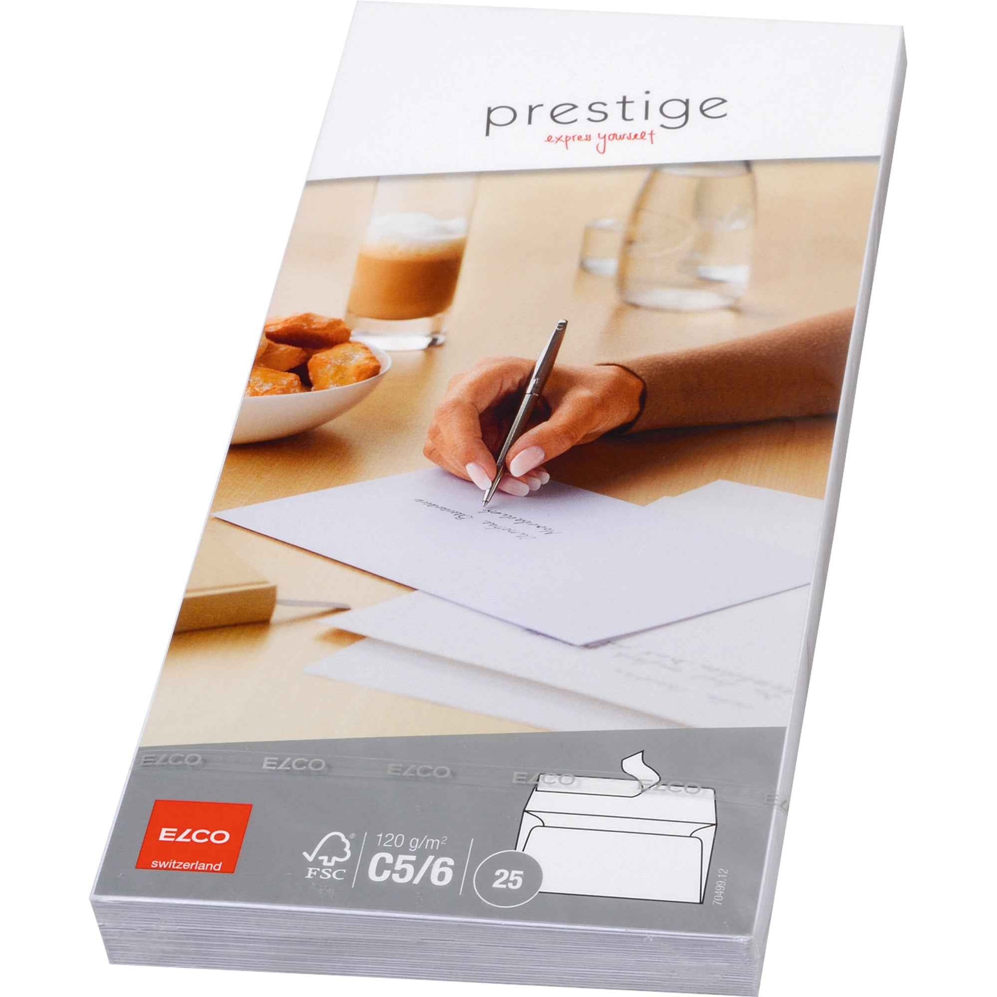 ELCO Briefumschläge Prestige ohne Fenster DIN lang+