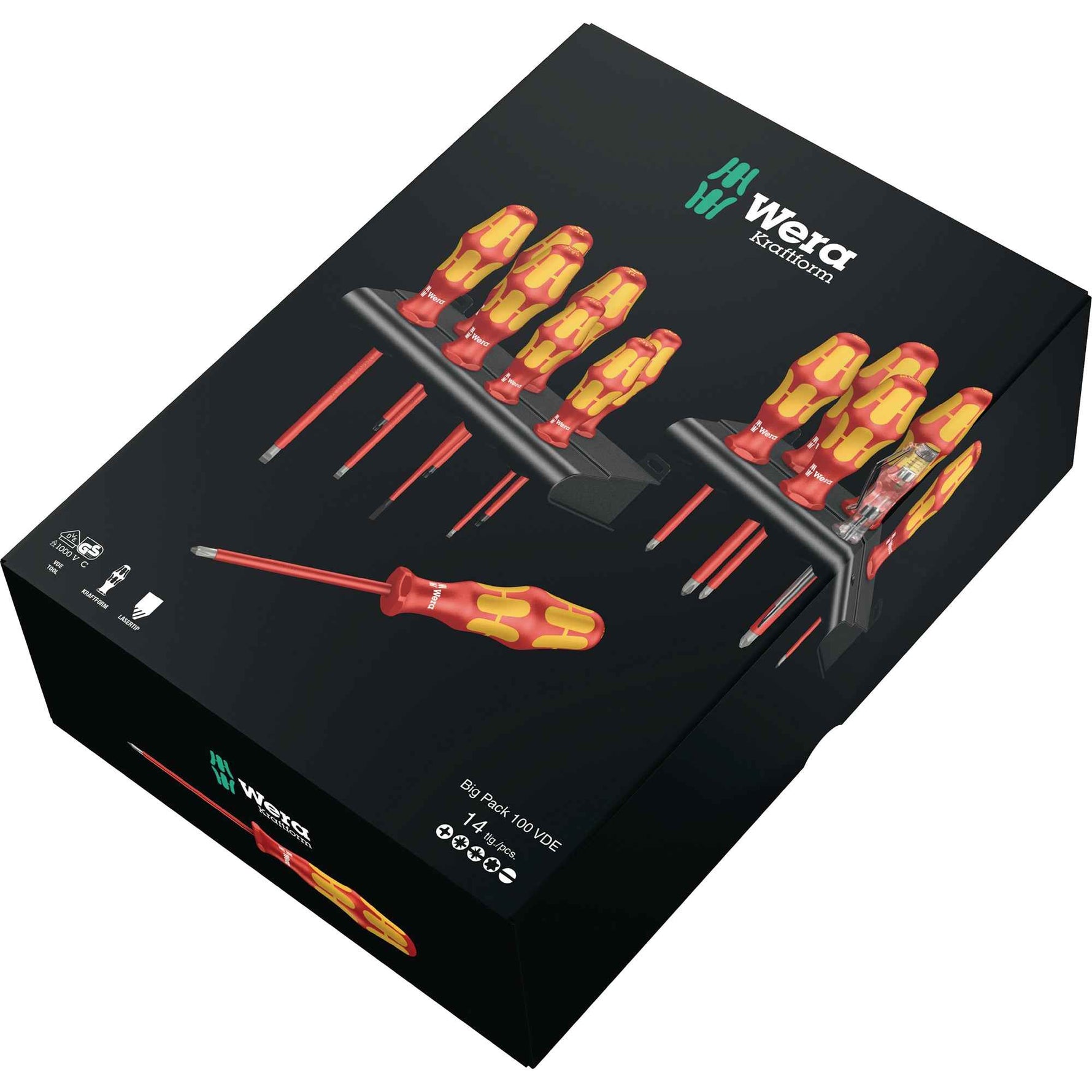 Wera Schraubendreher-Satz Big Pack 100 VDE 16 Teile