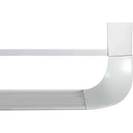 Bi-office Whiteboard Shiny Grey