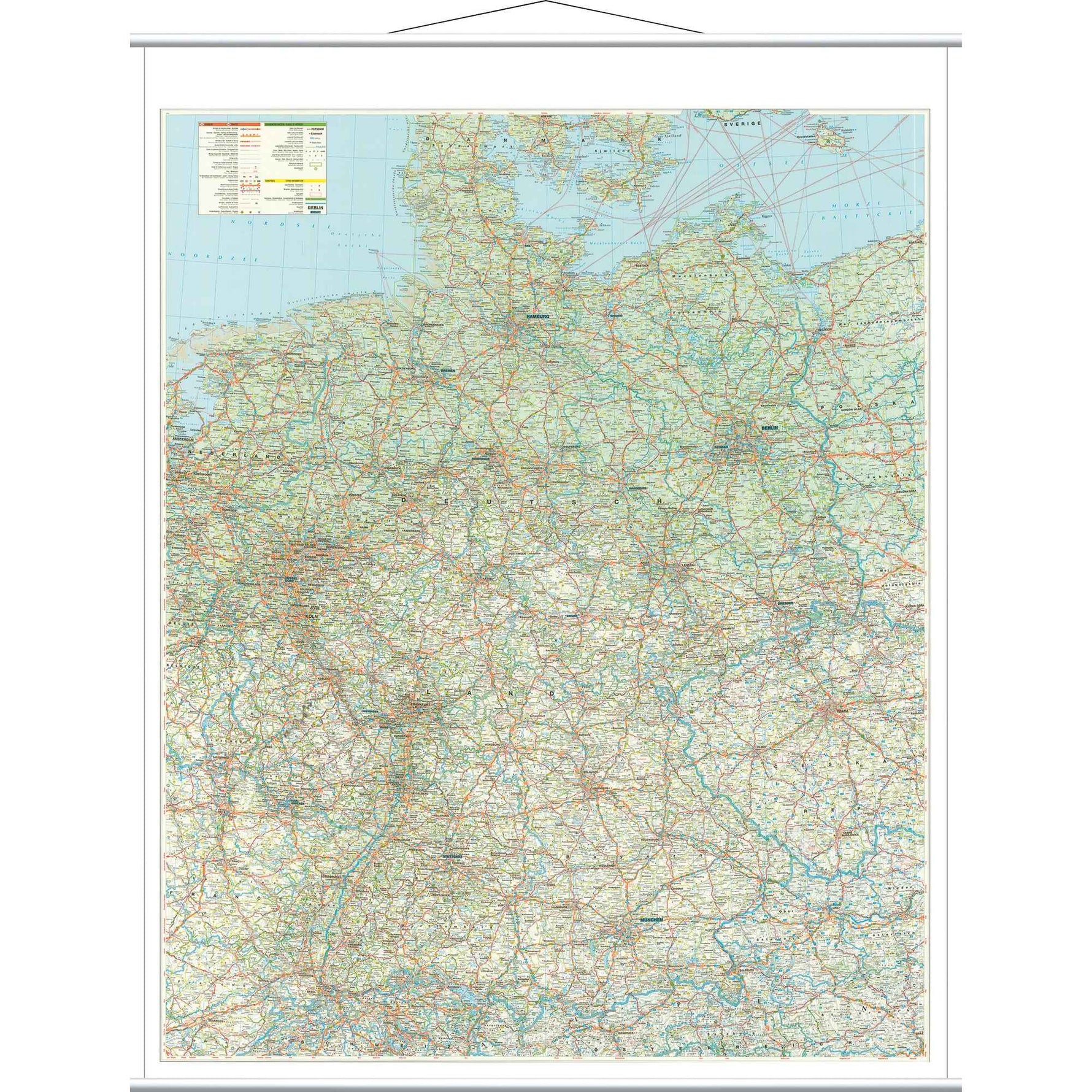 FRANKEN Straßenkartentafel