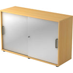 Hammerbacher Schiebetürenschrank 2 Ordnerhöhen buche
