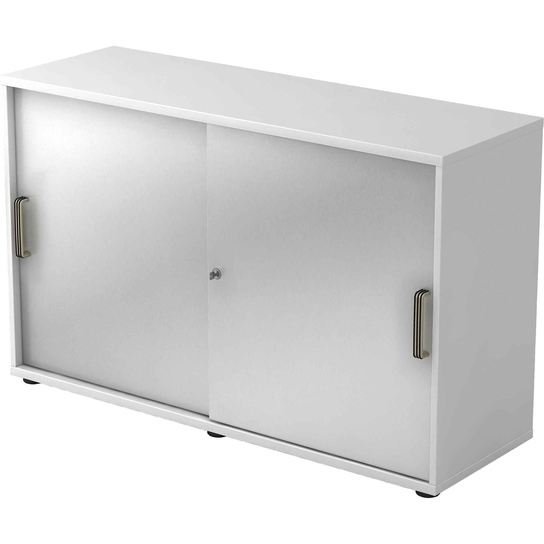 Hammerbacher Schiebetürenschrank 2 Ordnerhöhen weiß