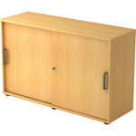 Hammerbacher Schiebetürenschrank 2 Ordnerhöhen buche
