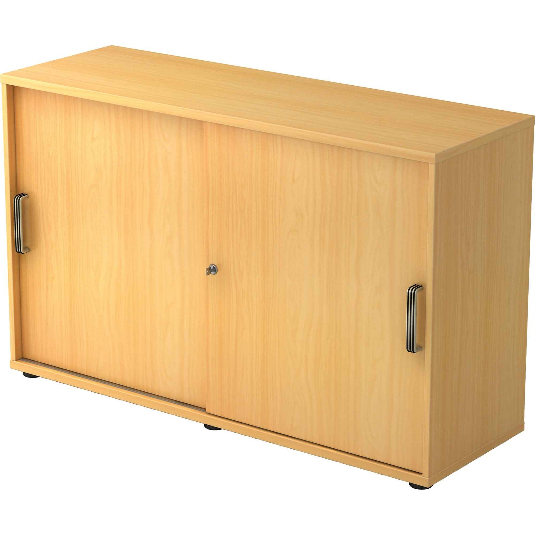Hammerbacher Schiebetürenschrank 2 Ordnerhöhen buche