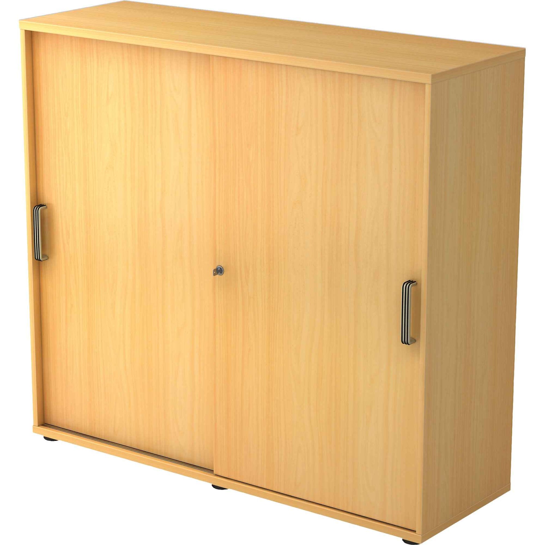Hammerbacher Schiebetürenschrank 3 Ordnerhöhen buche