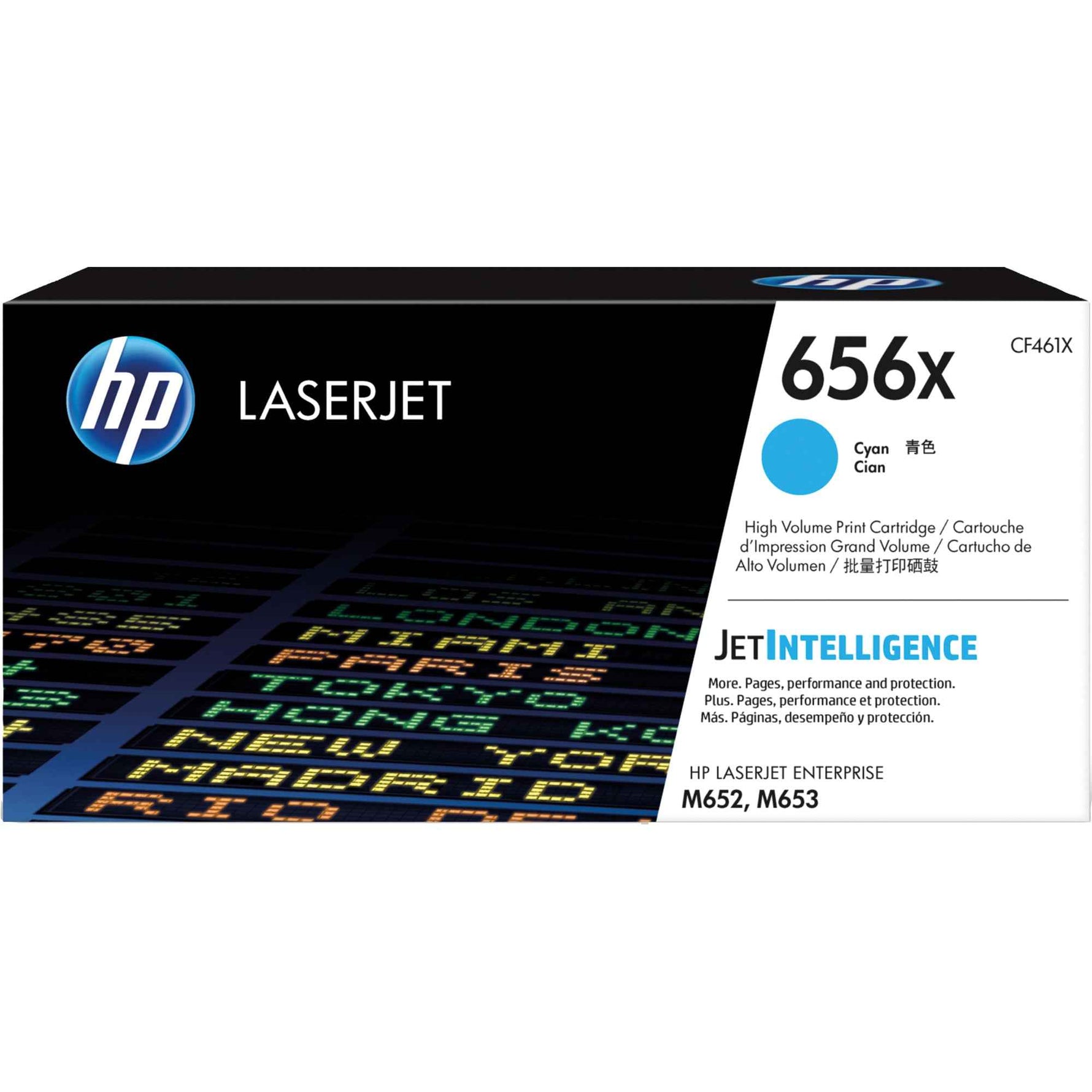 HP Toner 656X cyan