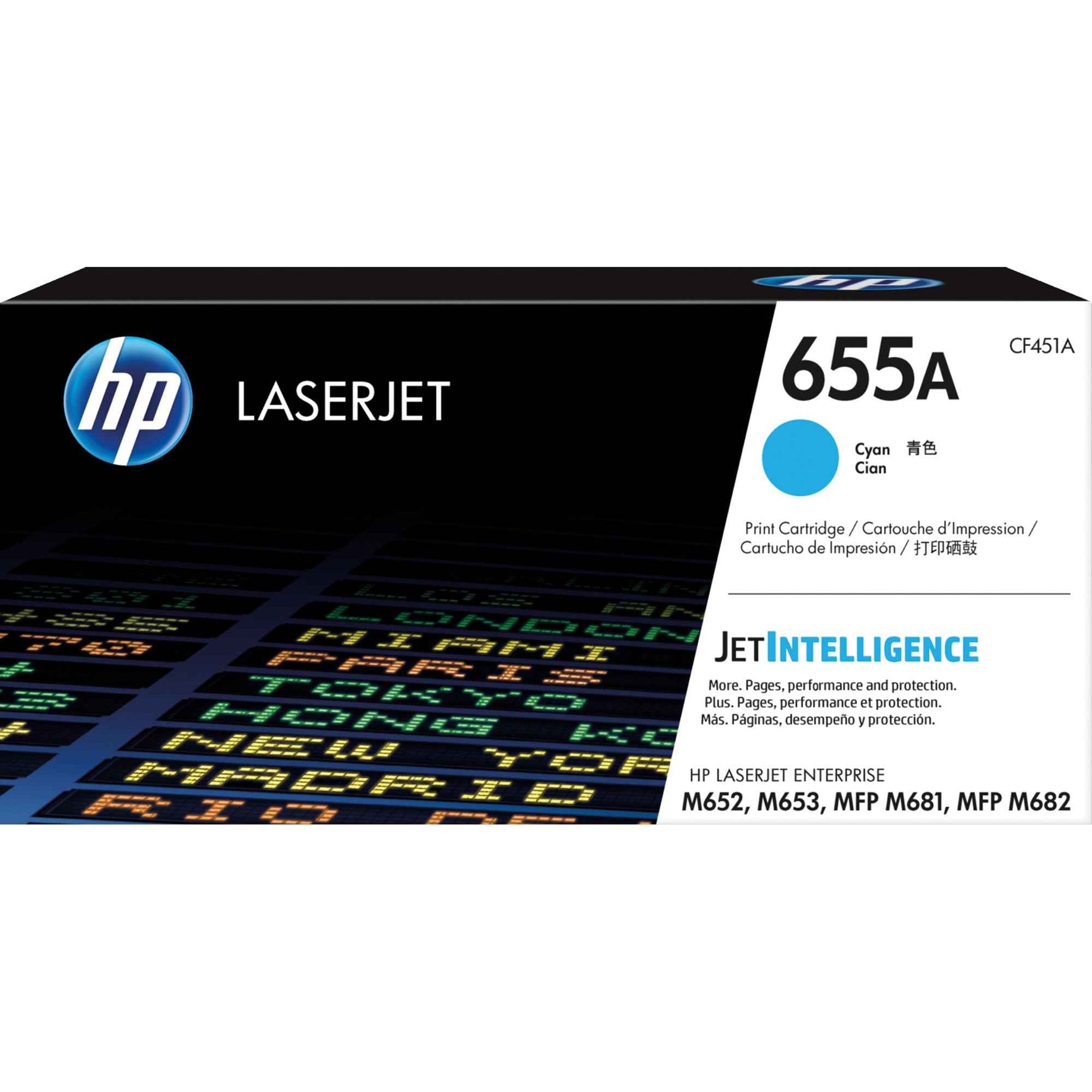 HP Toner 655A cyan