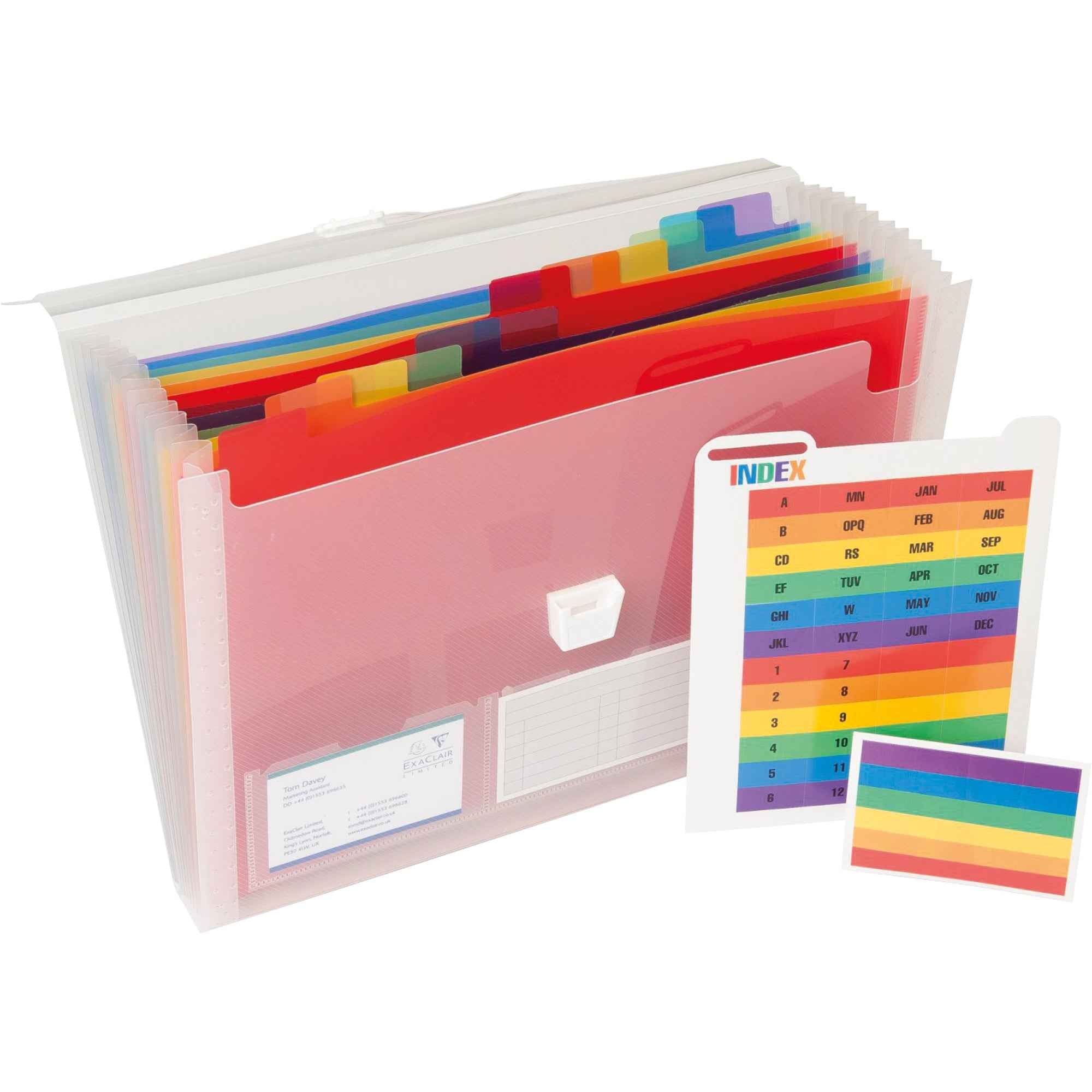 Exacompta Fächermappe Crystal 13 Fächer