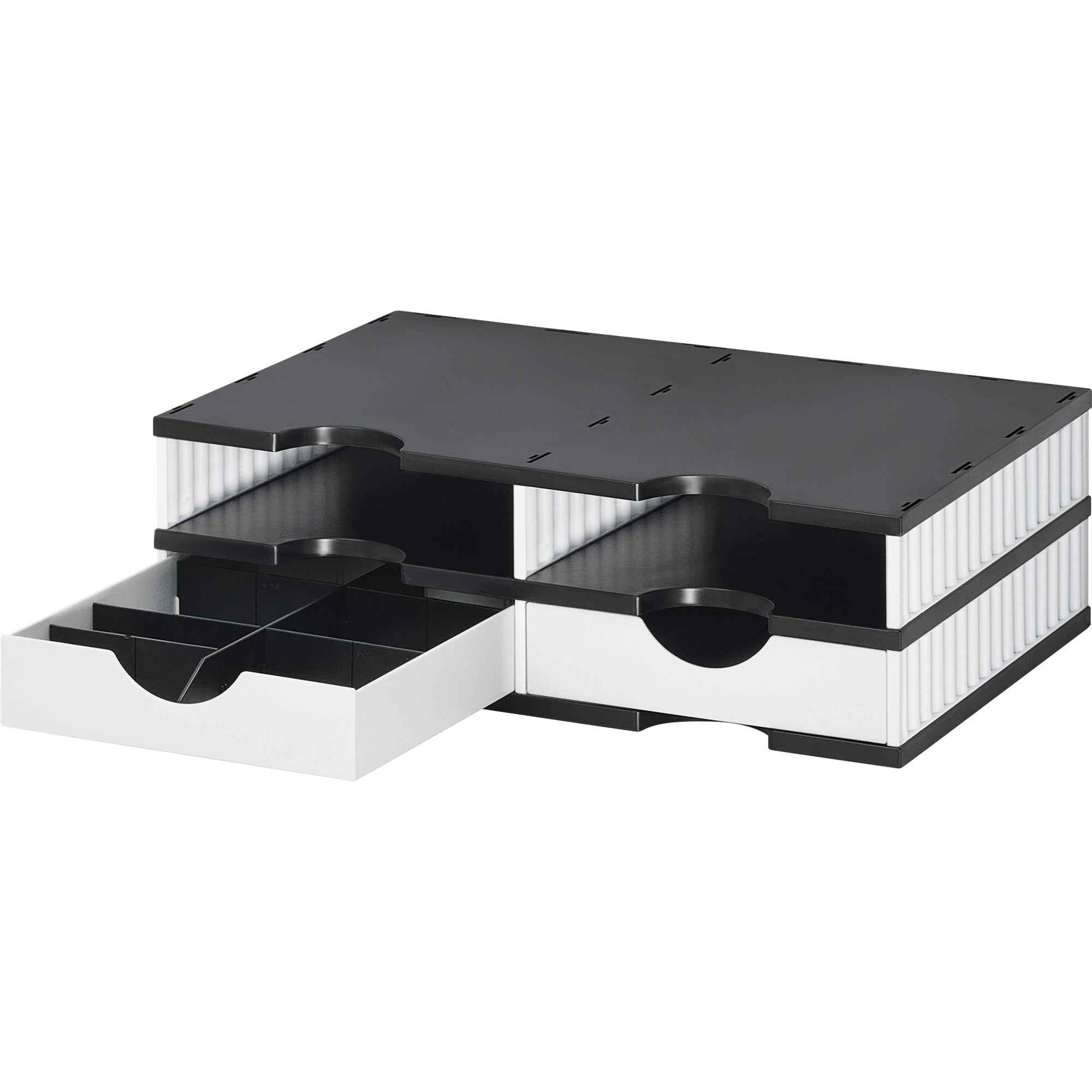 styro Dokumentenablage Grundeinheit styrodoc duo 4 Fächer