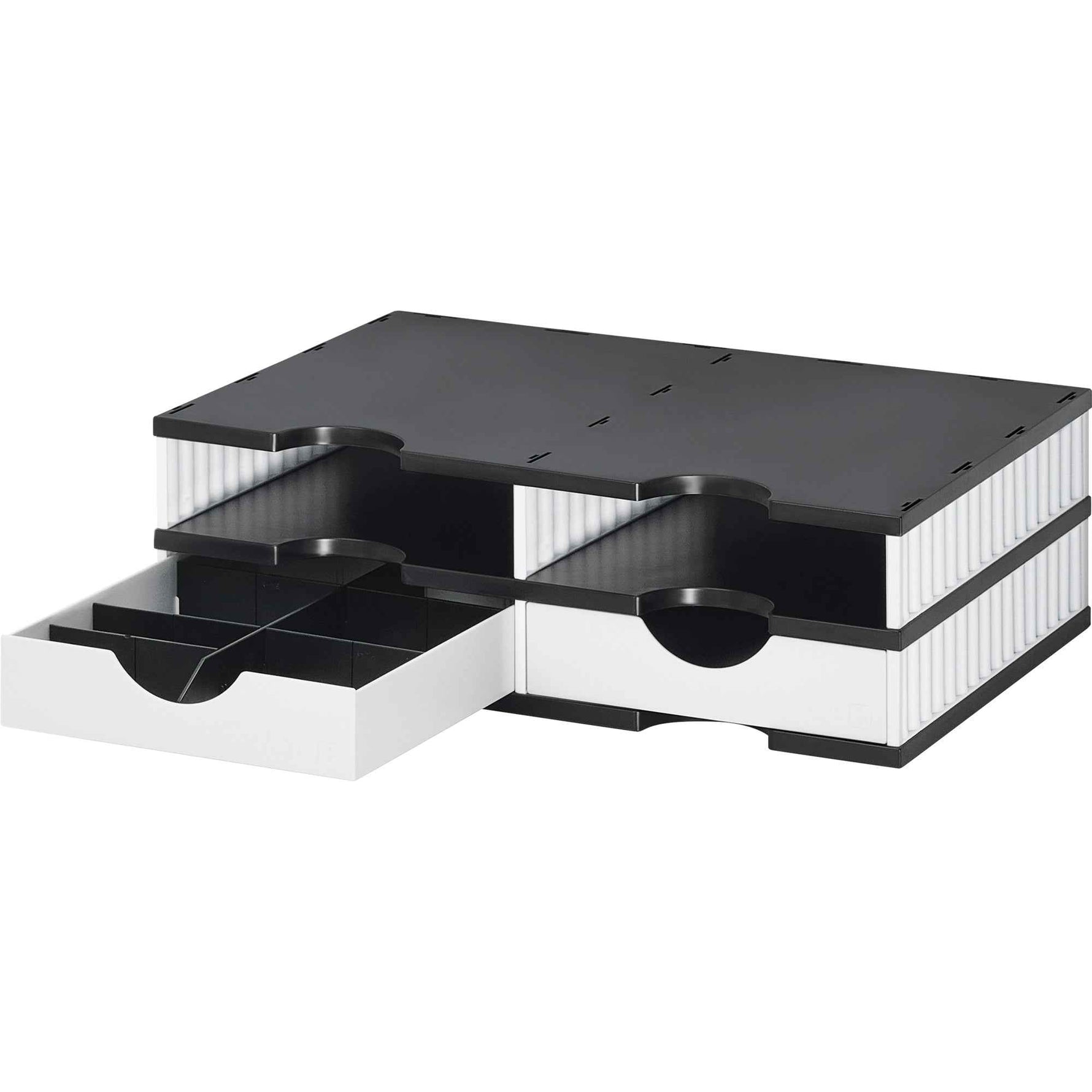 styro Dokumentenablage Grundeinheit styrodoc duo 4 Fächer