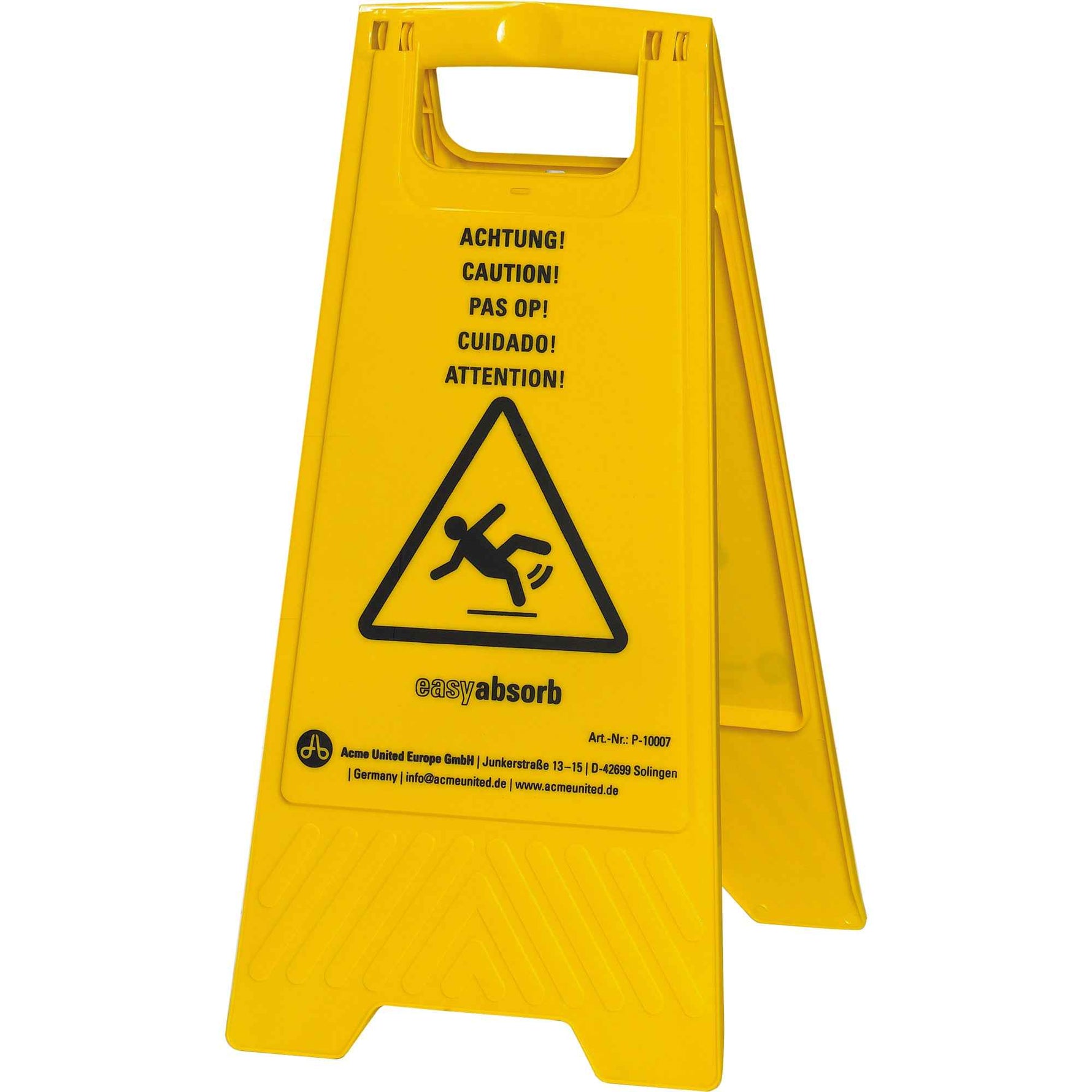 easy absorb Warnschild