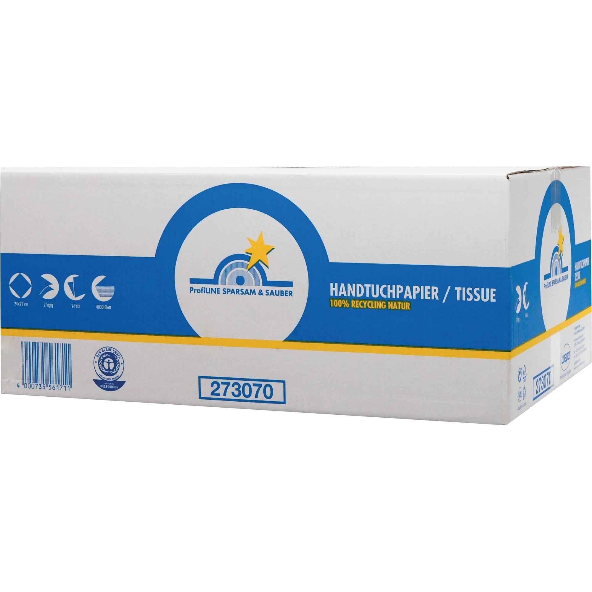 ProfiLINE SPARSAM & SAUBER Papierhandtücher 24,5 x 23 cm (B x L)