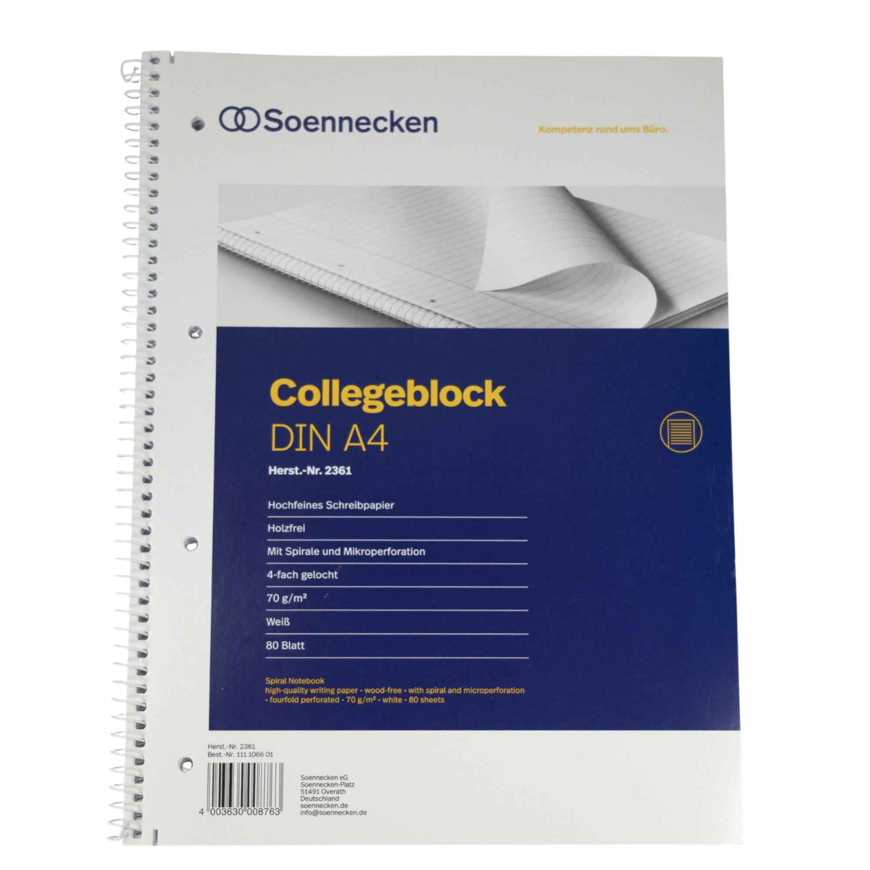 Soennecken Collegeblock DIN A4