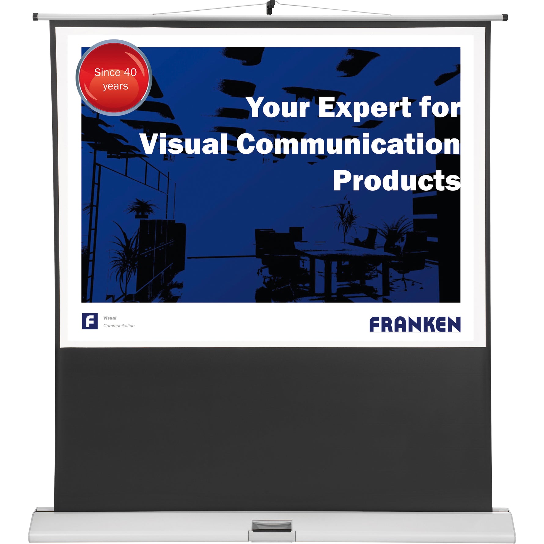 FRANKEN Stativleinwand X-tra!Line 160 x 120 cm (B x H) - Wiepa Bürofachpartner