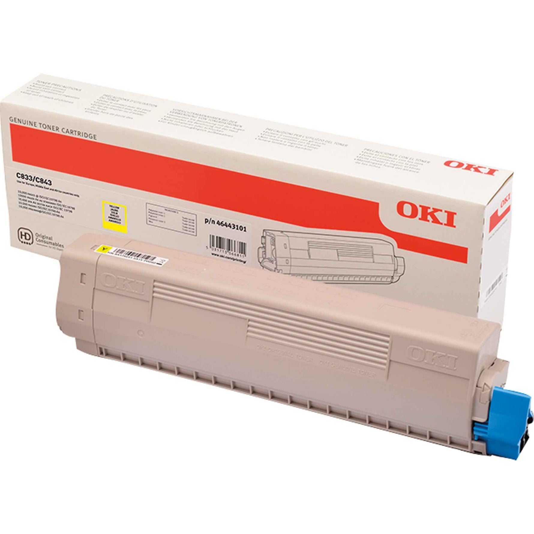 OKI Toner 46443101 gelb