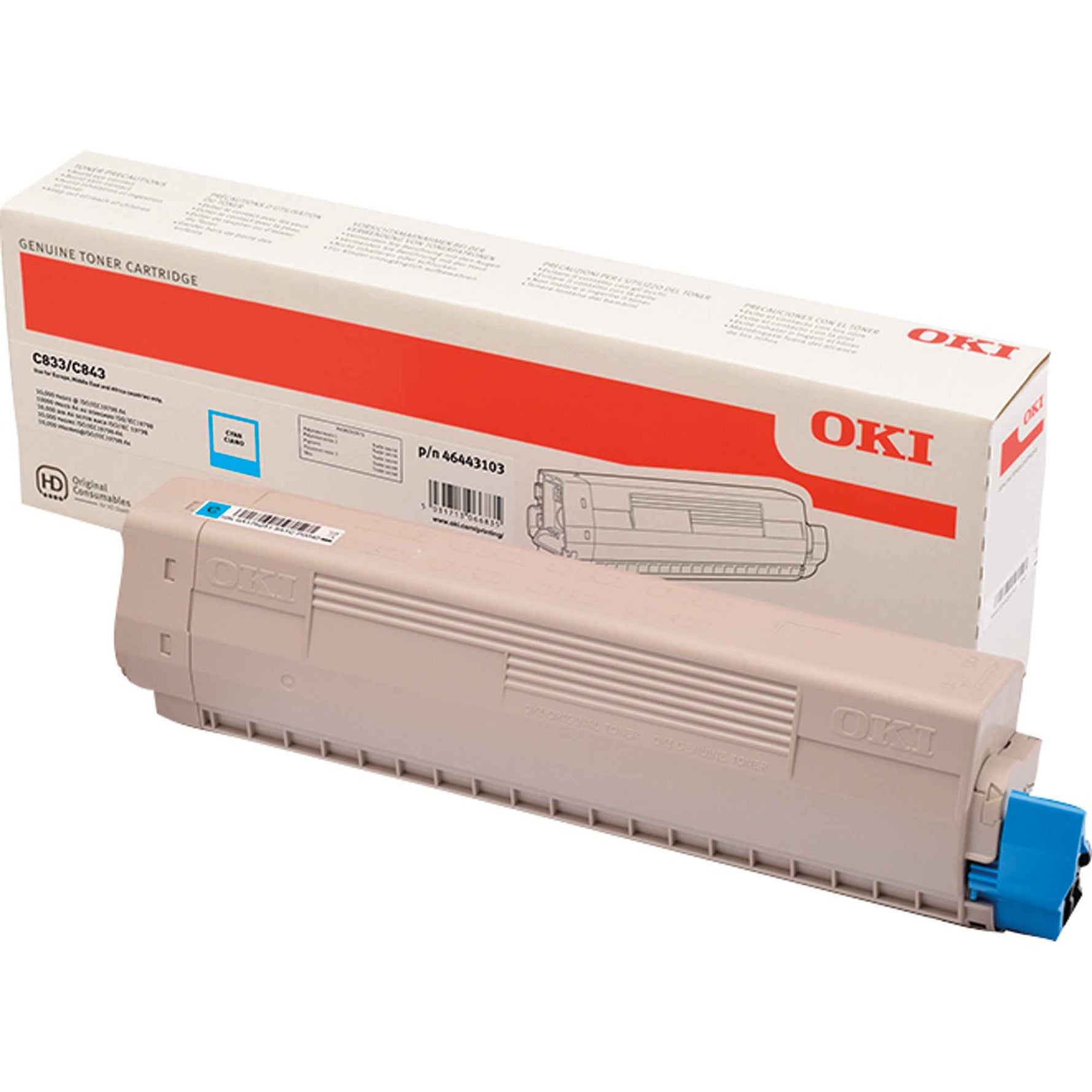 OKI Toner 46443103 cyan