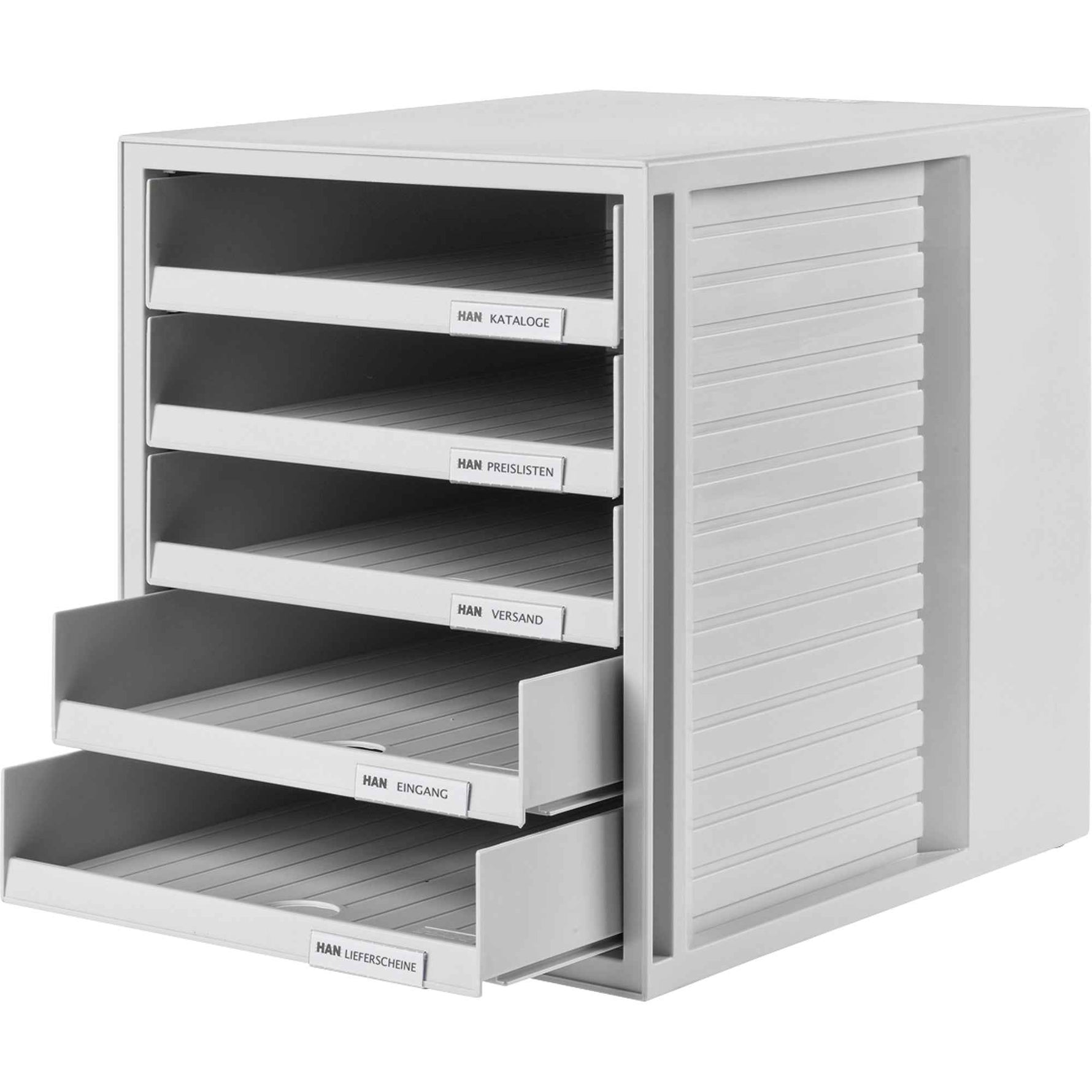HAN Schubladenbox SCHRANK-SET lichtgrau