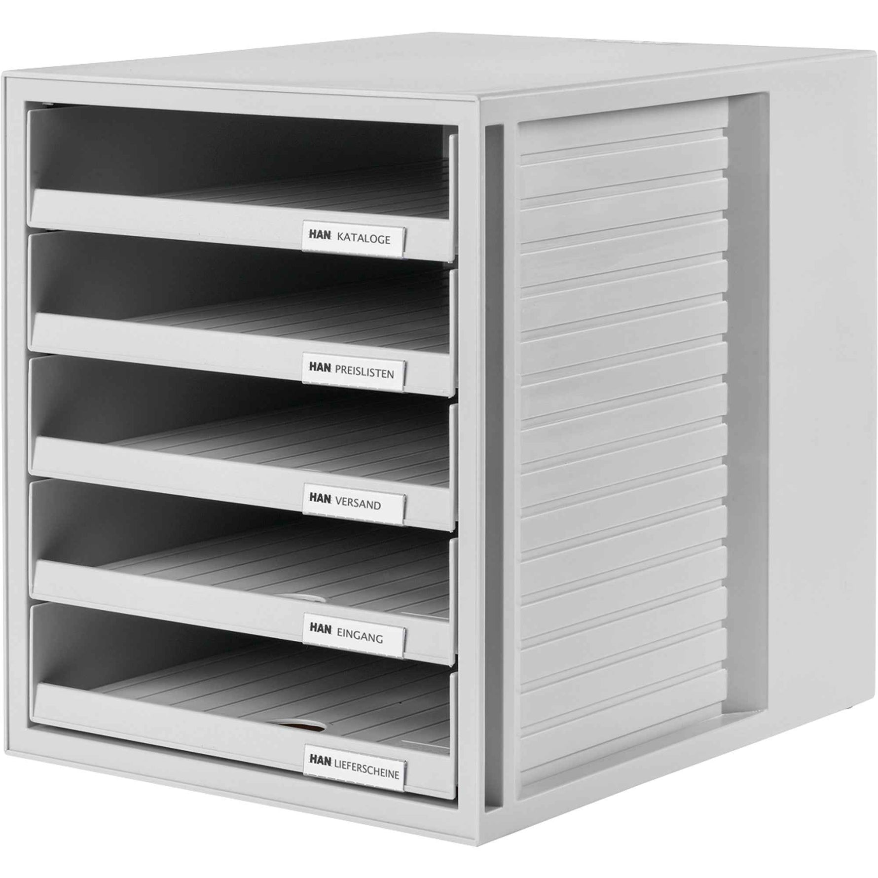 HAN Schubladenbox SCHRANK-SET lichtgrau