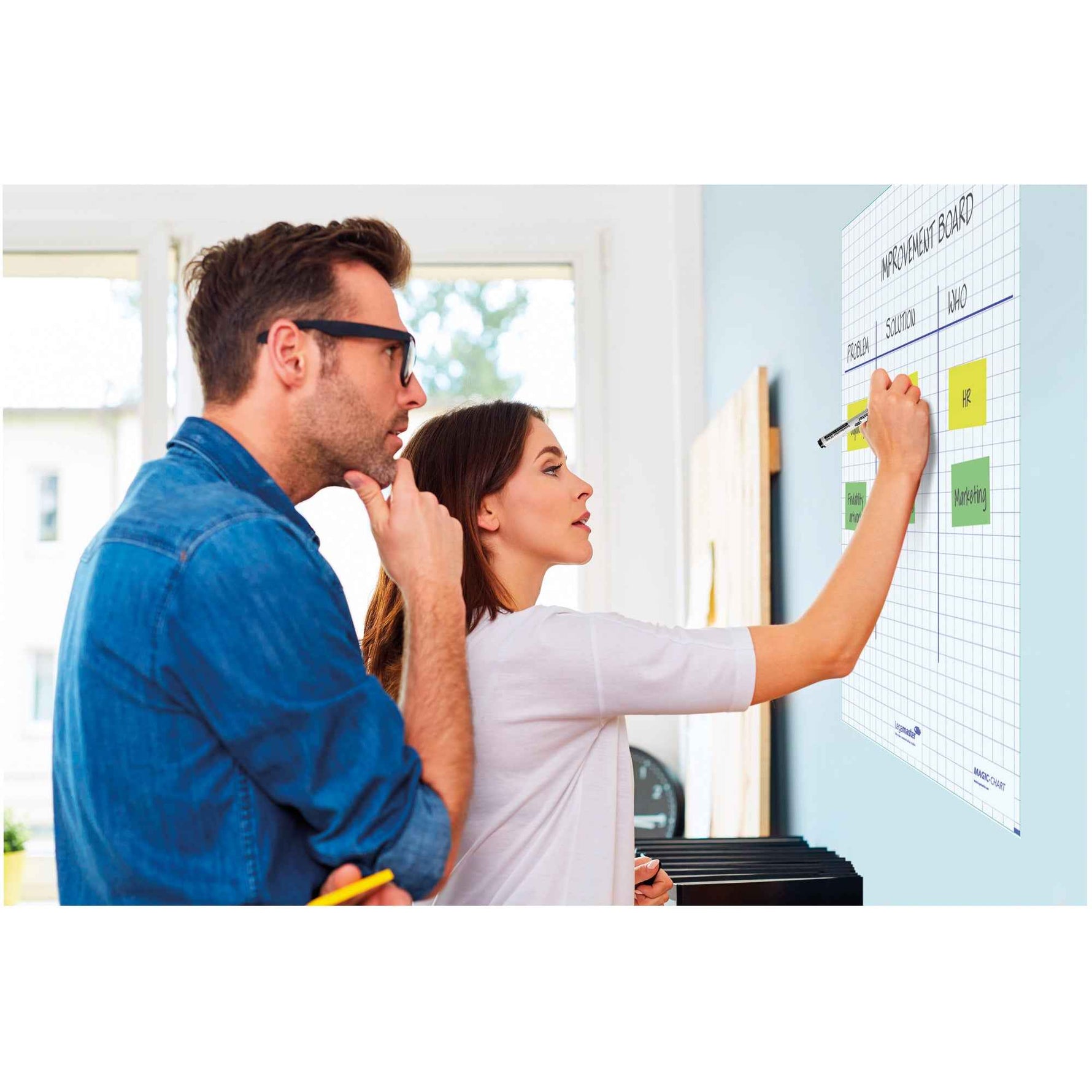 Legamaster Moderationsfolie Magic-Chart Notes 20 x 10 cm (B x H) 500 St./Pack.