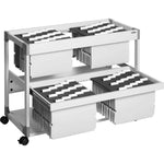 DURABLE Hängemappenwagen SYSTEM FILE TROLLEY 200 MULTI DUO