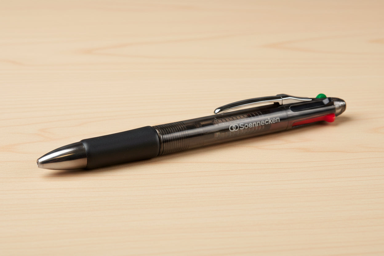 Soennecken Mehrfarbkugelschreiber – Vier Schreibfarben in einem Stift - Wiepa Bürofachpartner