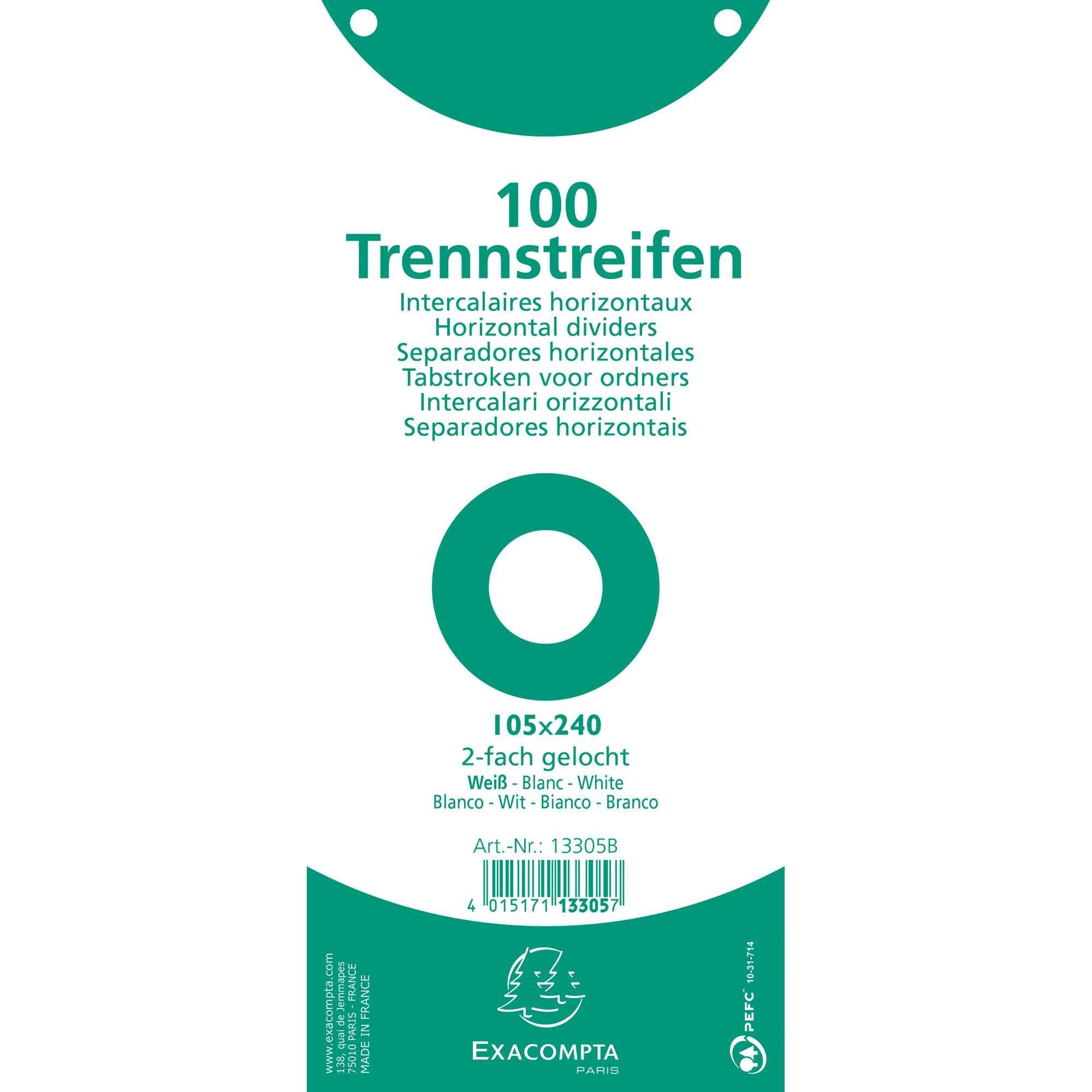 Exacompta Trennstreifen