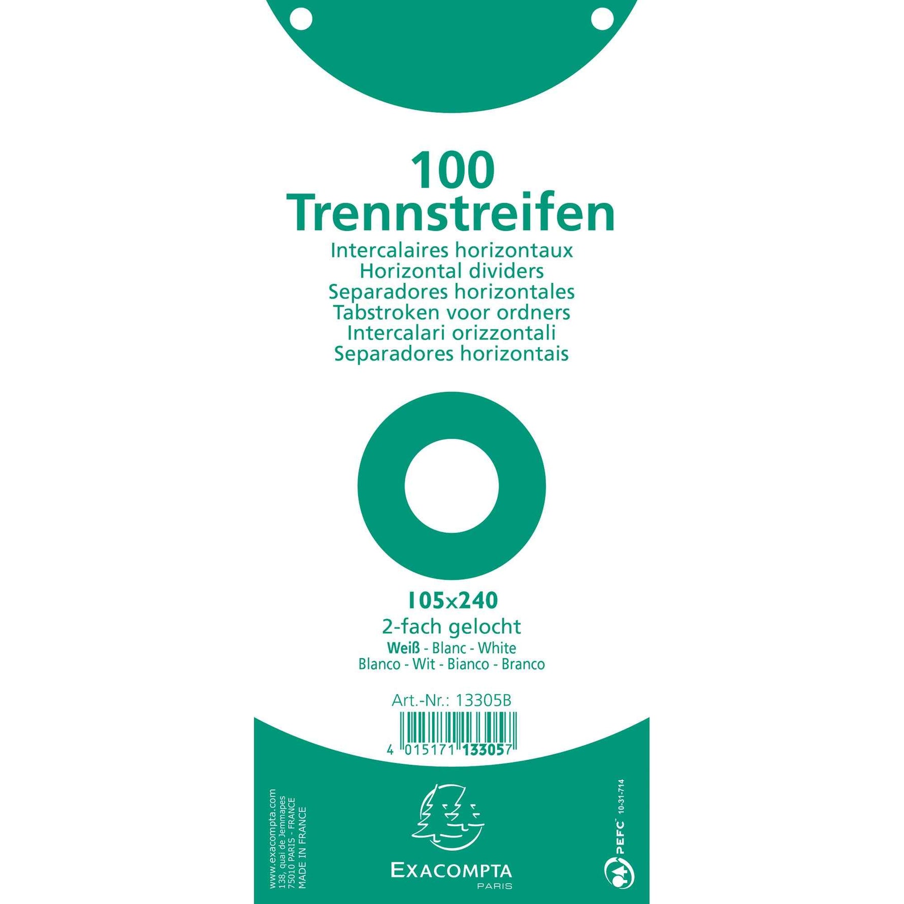 Exacompta Trennstreifen