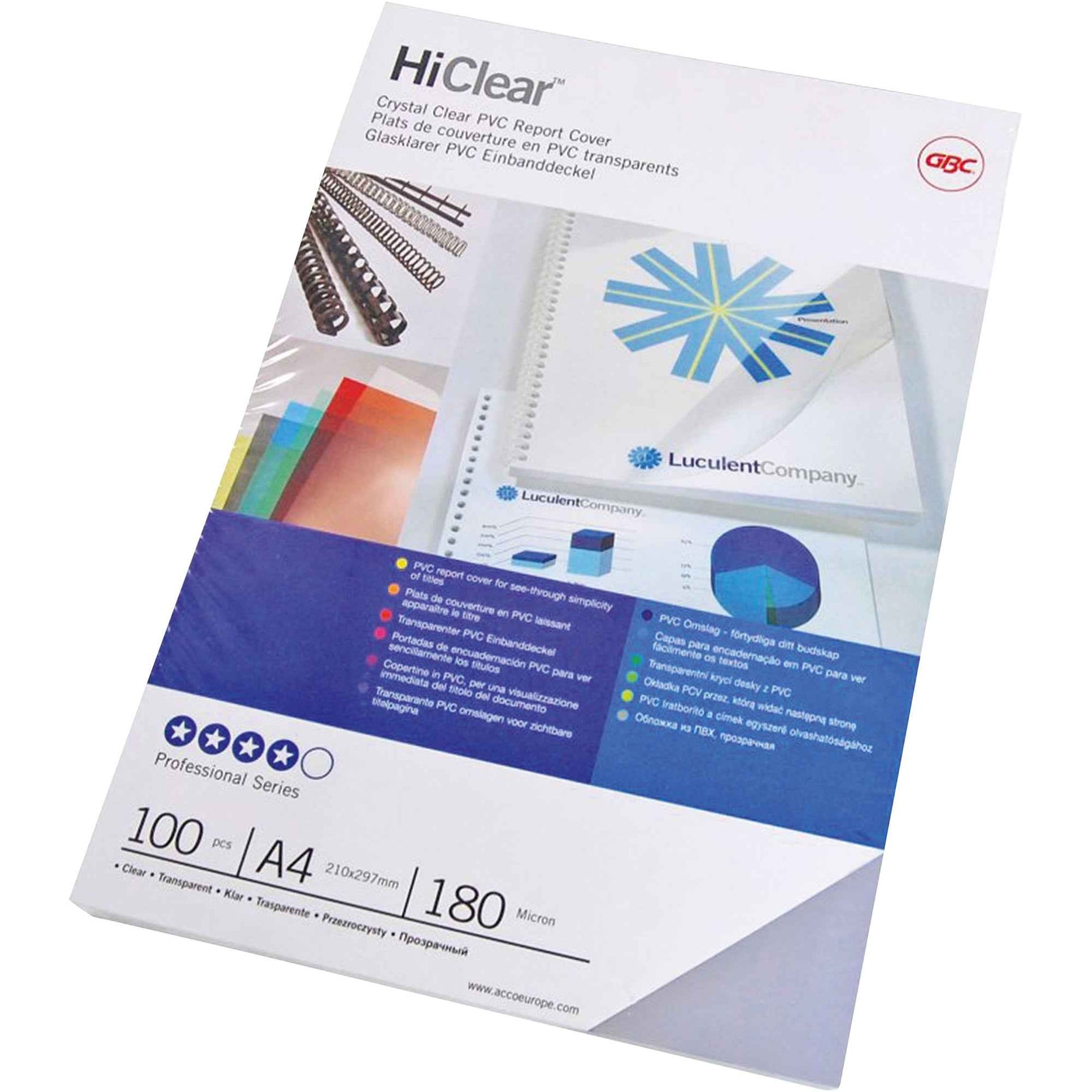 GBC® Deckblattfolie HiClear
