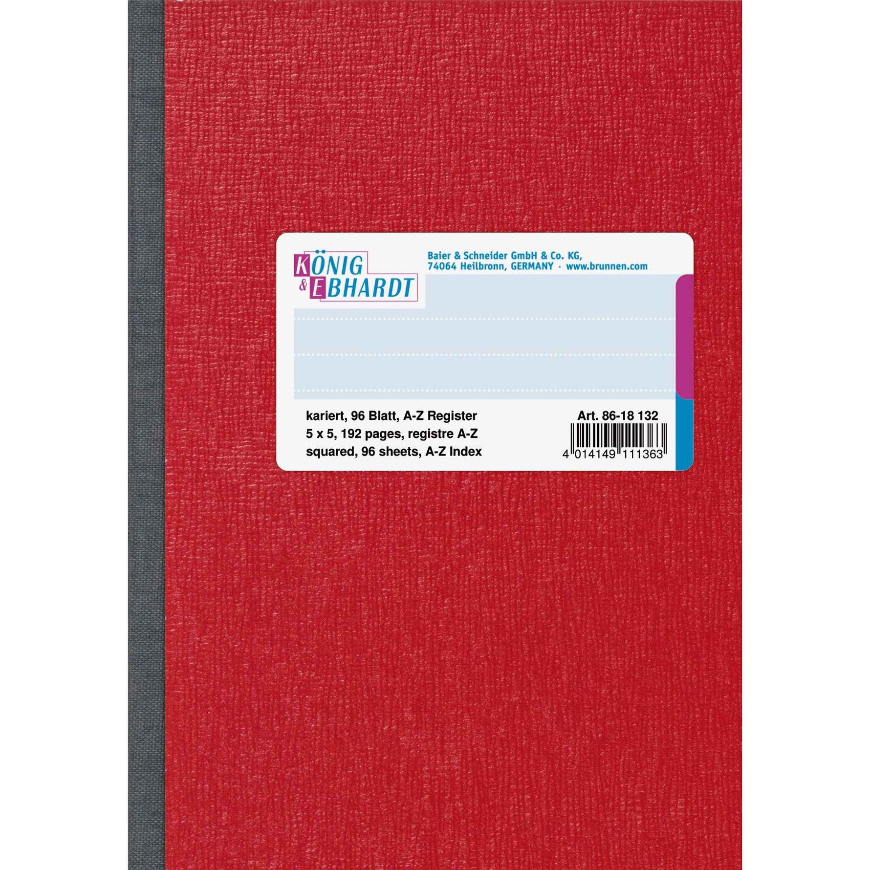 König & Ebhardt Registerbuch
