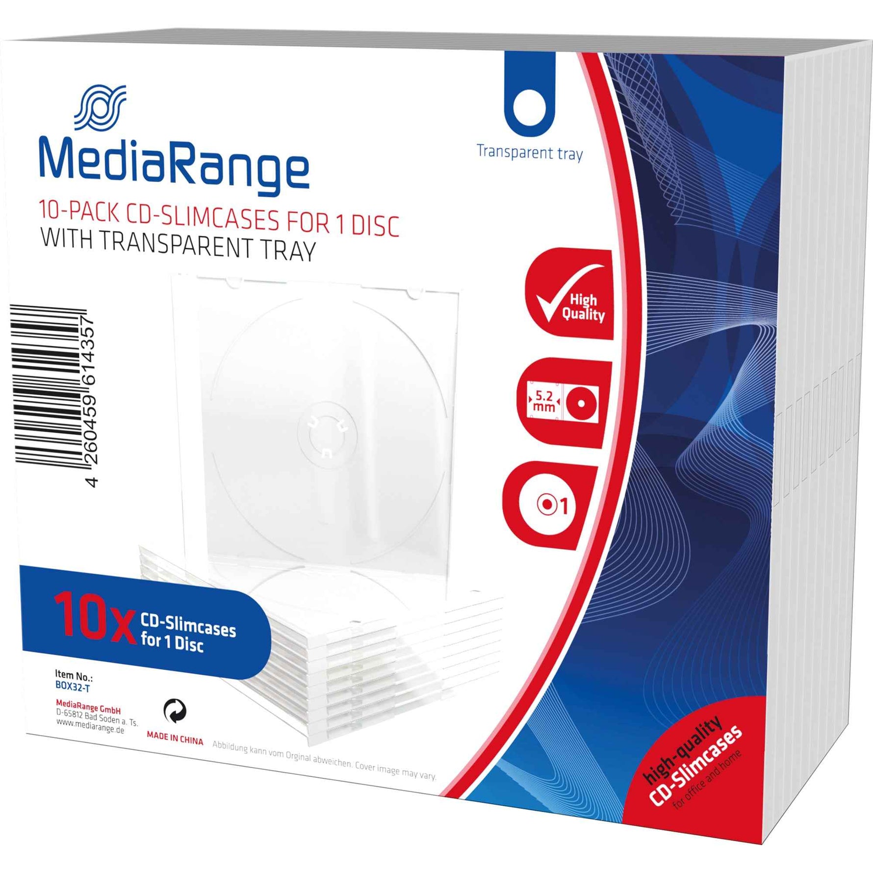 MediaRange CD/DVD Hülle