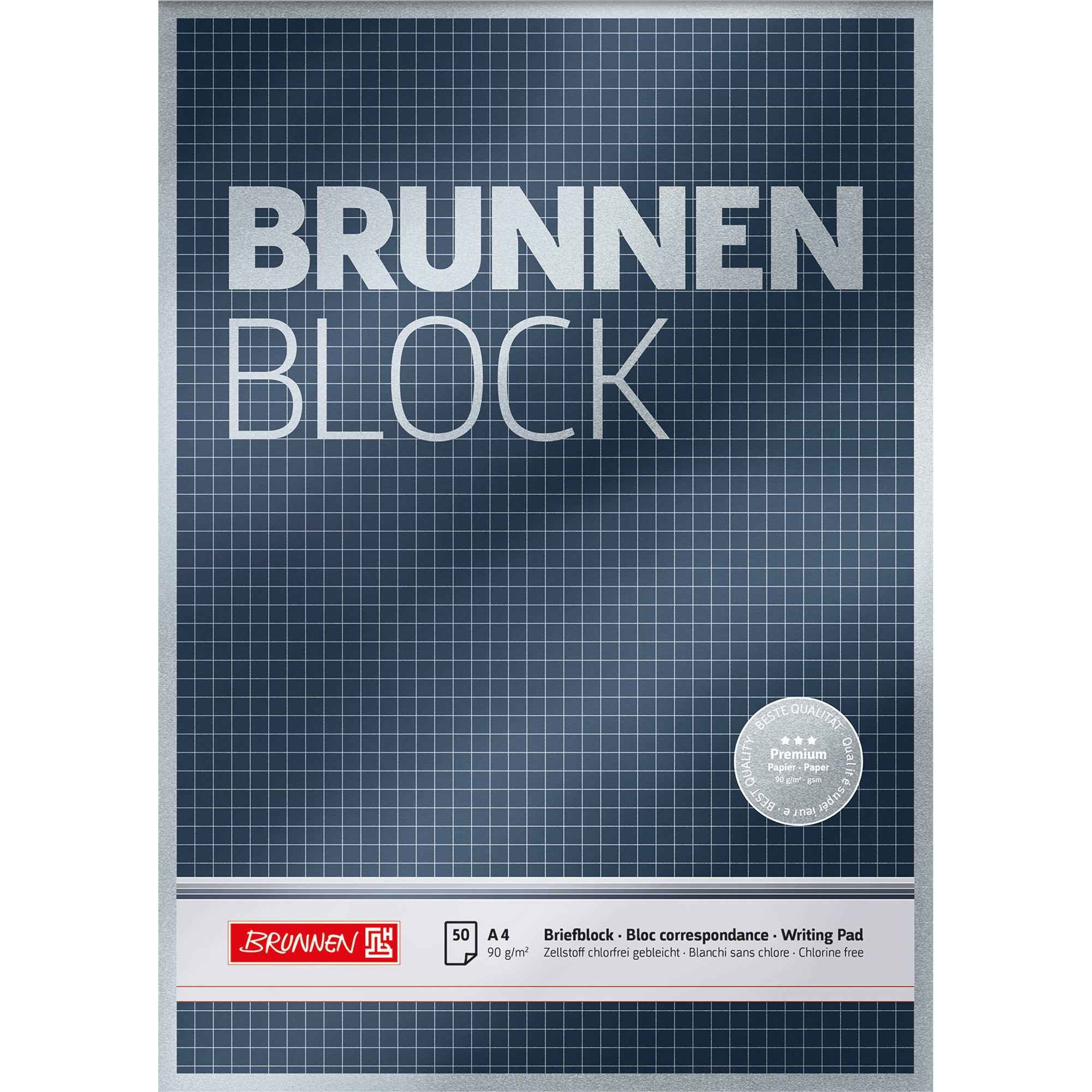 BRUNNEN Briefblock Premium kariert