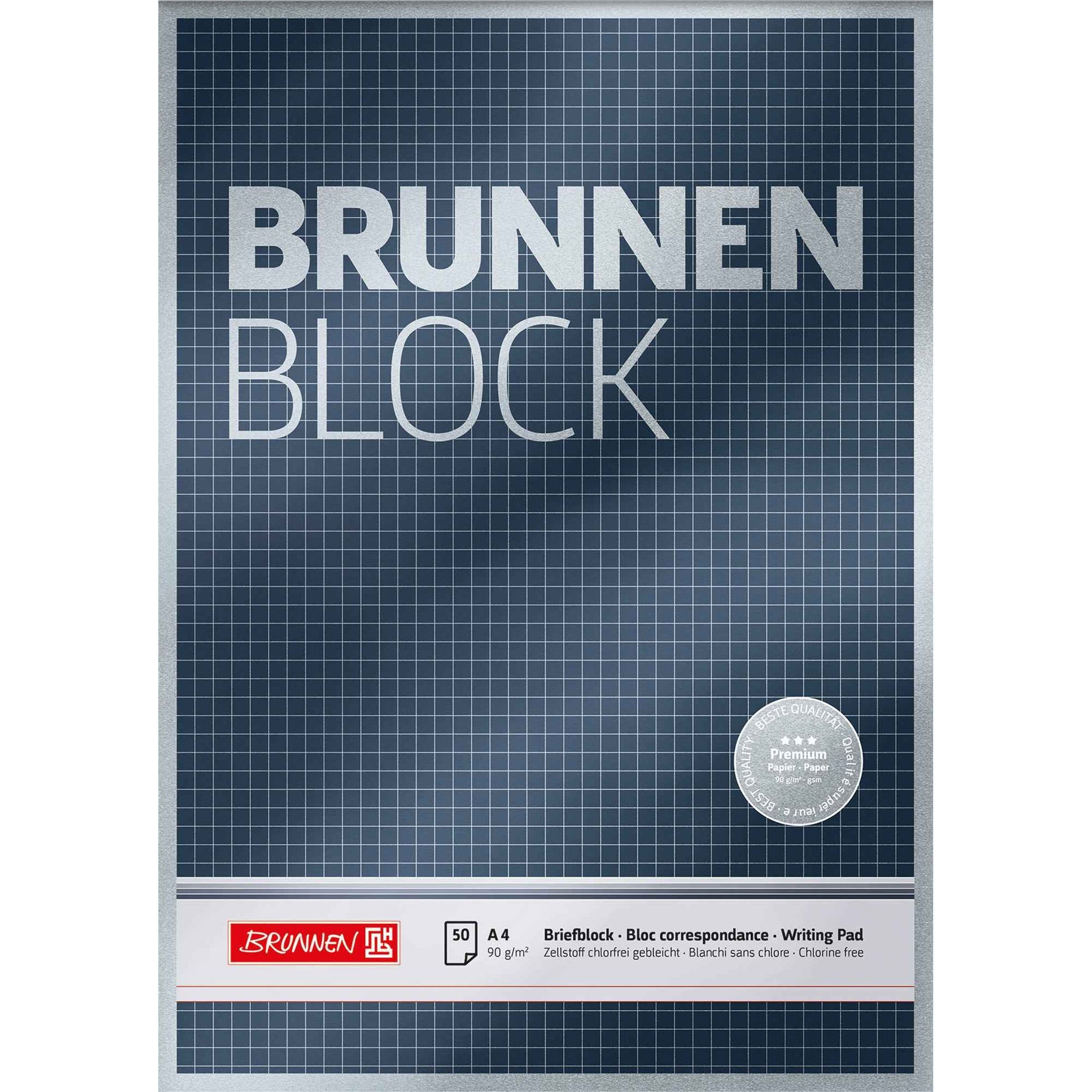 BRUNNEN Briefblock Premium kariert