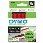 DYMO® Schriftbandkassette D1 19 mm x 7 m (B x L) rot