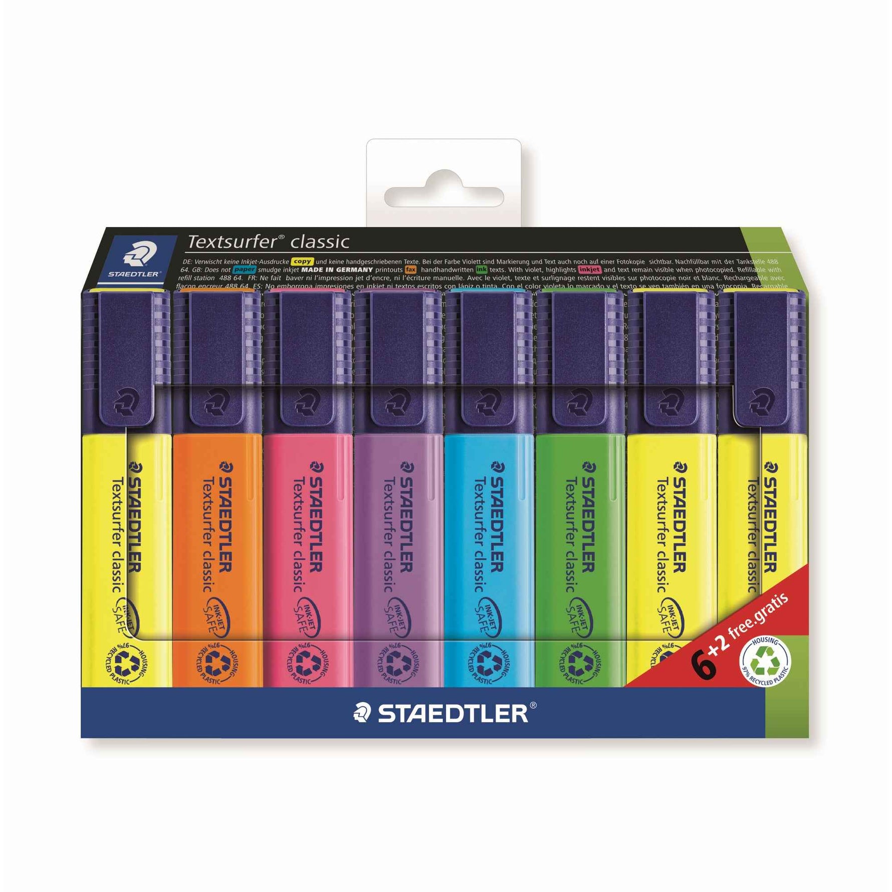 STAEDTLER® Textmarker Textsurfer® classic 364 8 St./Pack.