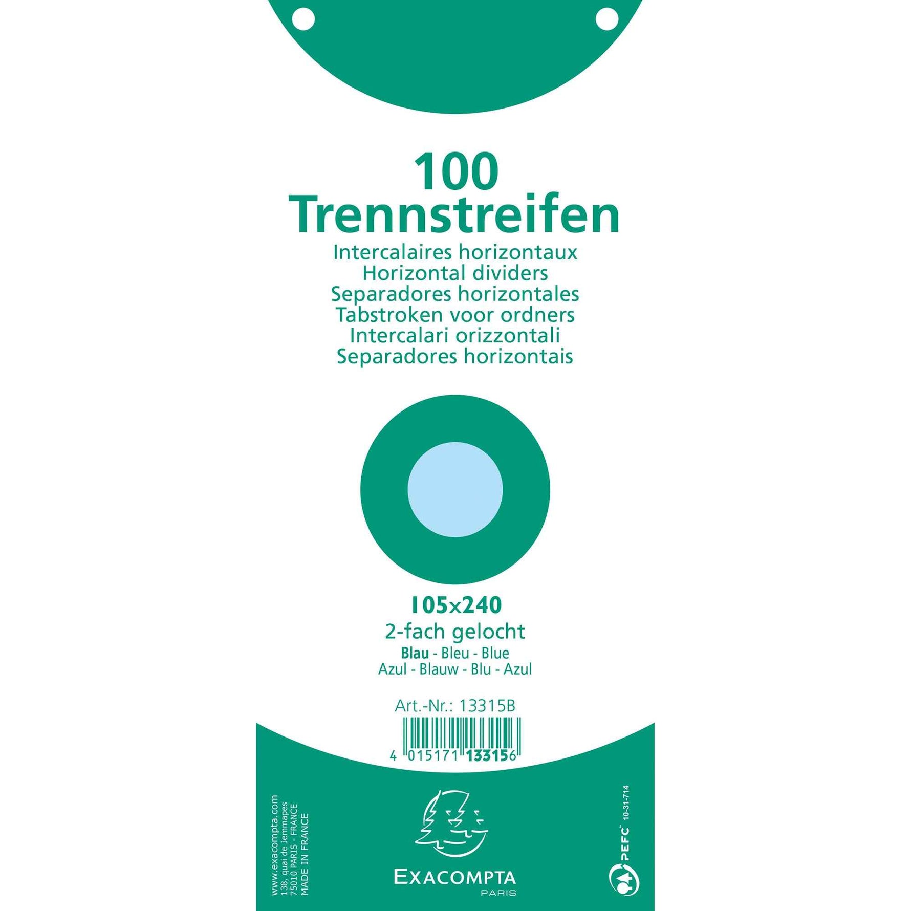 Exacompta Trennstreifen