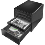 Leitz Schubladenbox CUBE 5 Schubladen schwarz