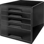 Leitz Schubladenbox CUBE 5 Schubladen schwarz