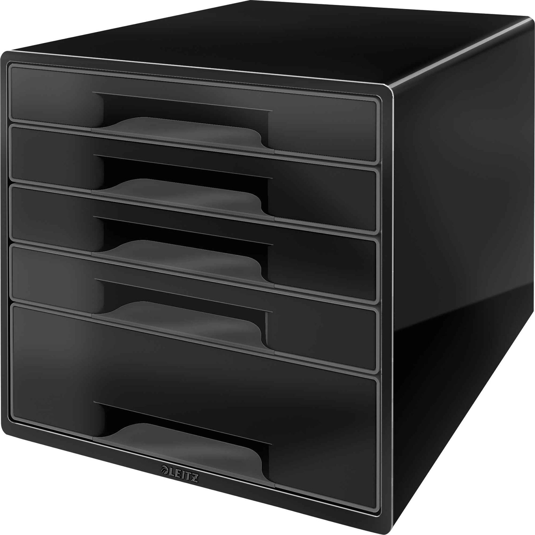 Leitz Schubladenbox CUBE 5 Schubladen schwarz