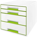 Leitz Schubladenbox WOW CUBE 4 Schubladen