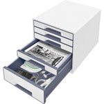 Leitz Schubladenbox WOW CUBE 5 Schubladen