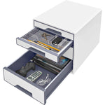 Leitz Schubladenbox WOW CUBE 4 Schubladen