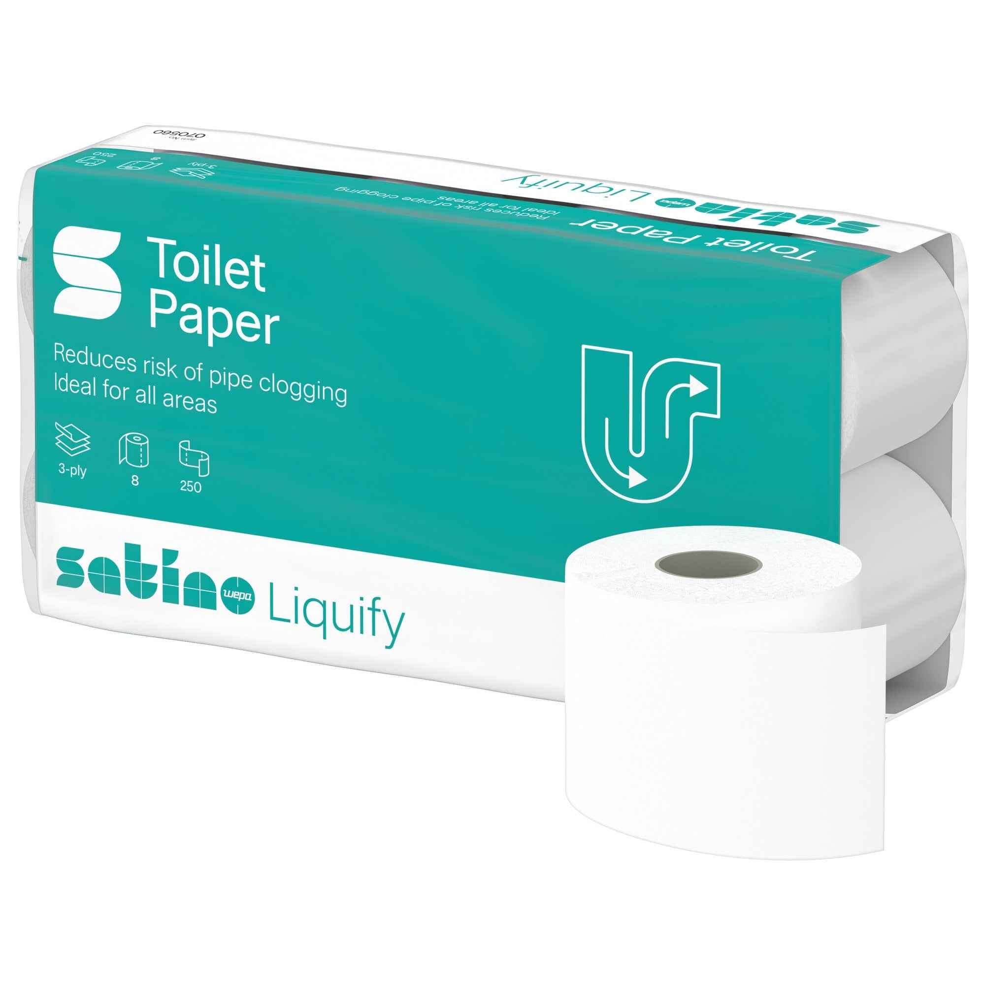 Satino by WEPA Toilettenpapier liquify 3-lagig