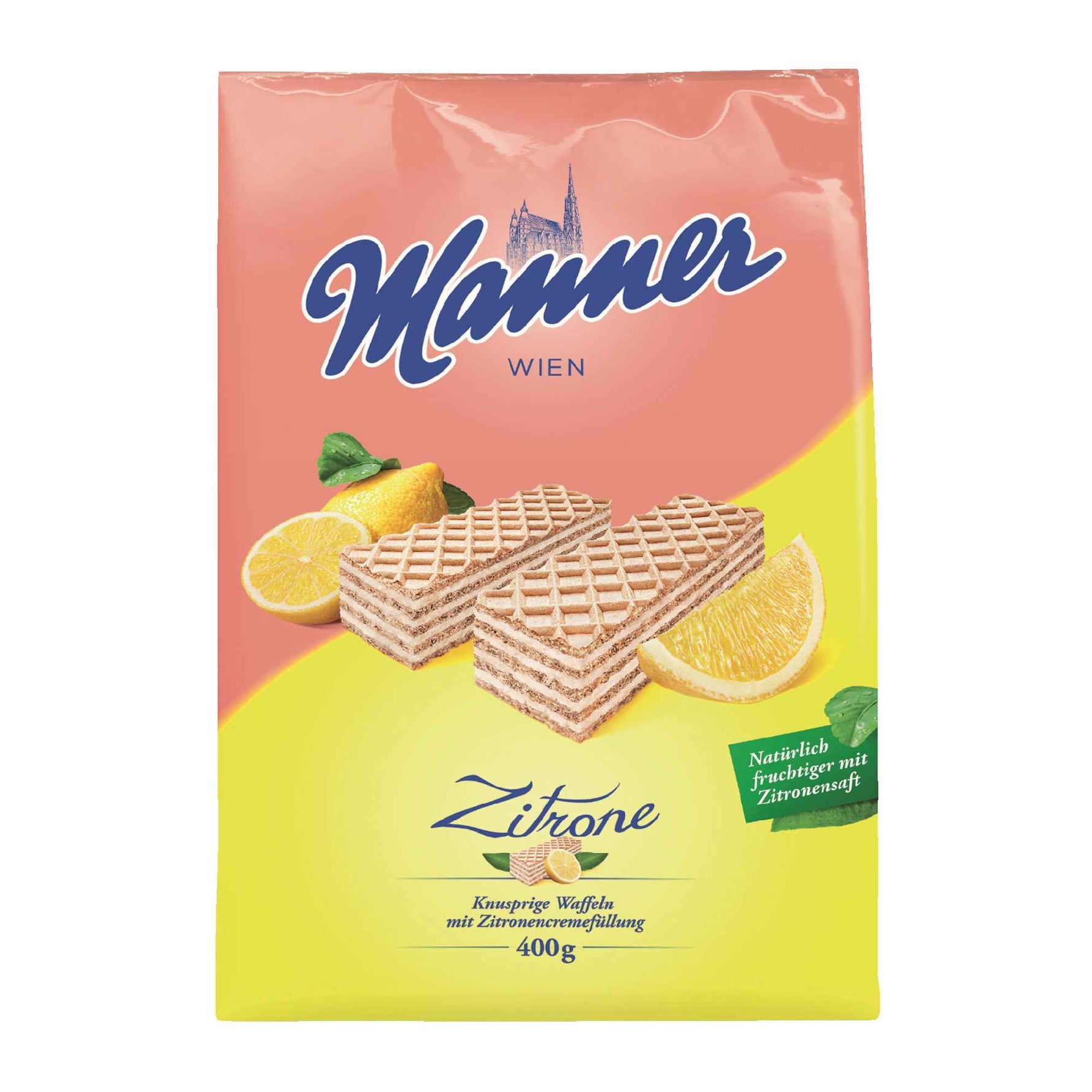 Manner Gebäck Schnitten Zitrone