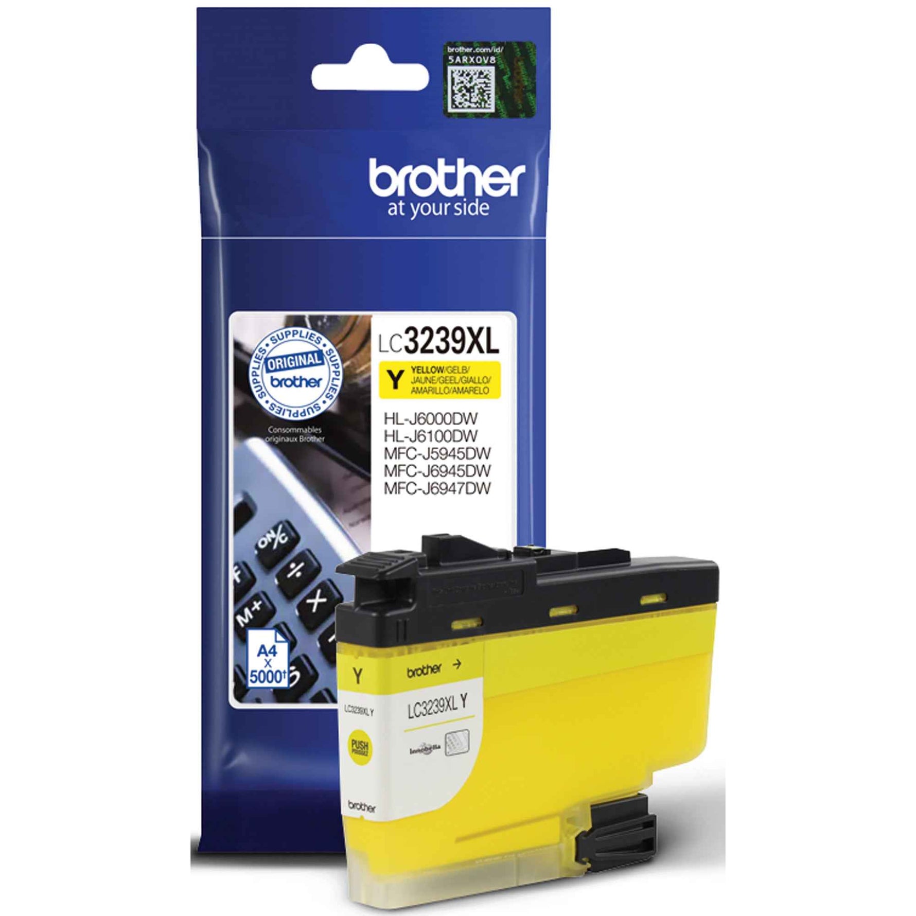 Brother Tintenpatrone LC-3239XL-Y gelb