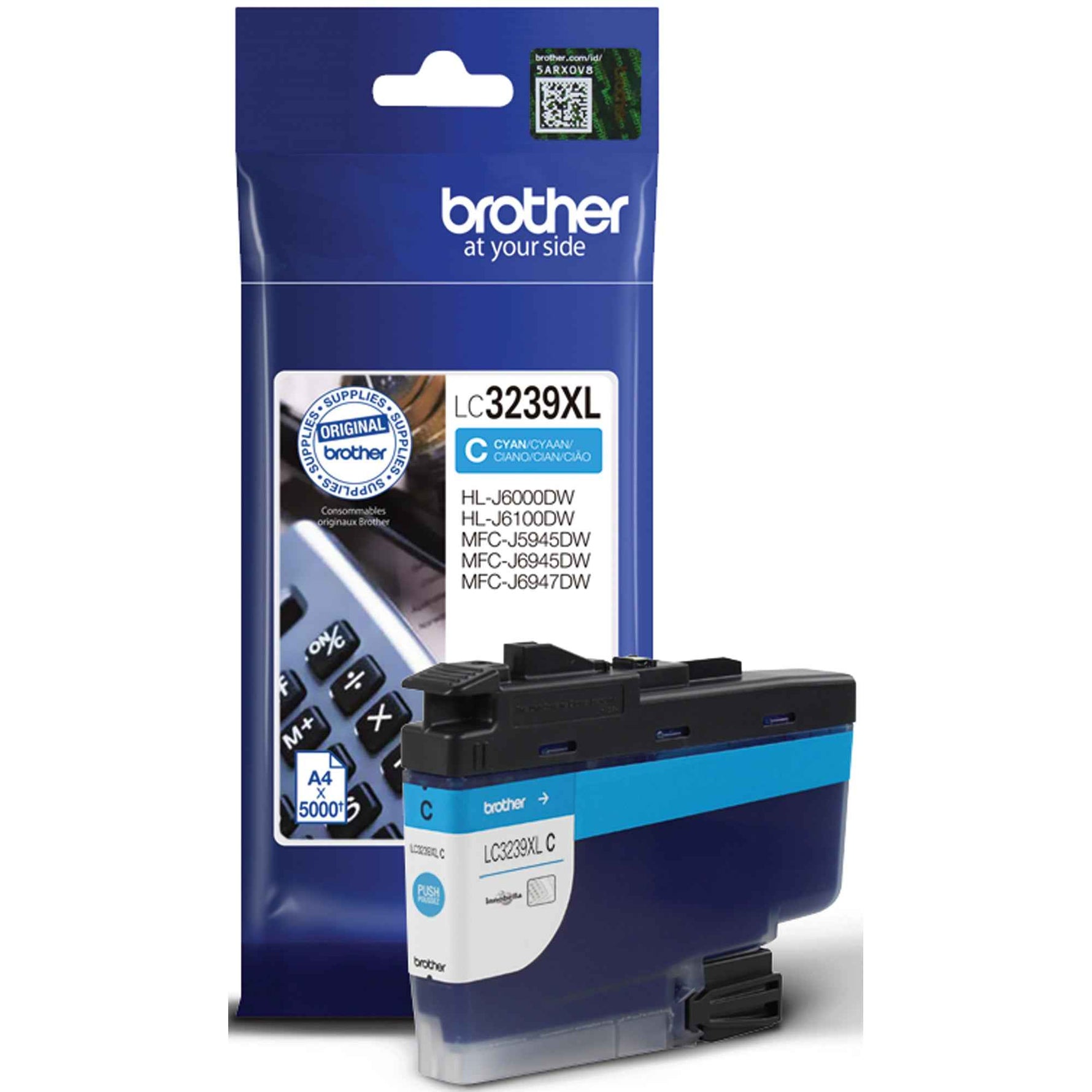 Brother Tintenpatrone LC-3239XL-C cyan