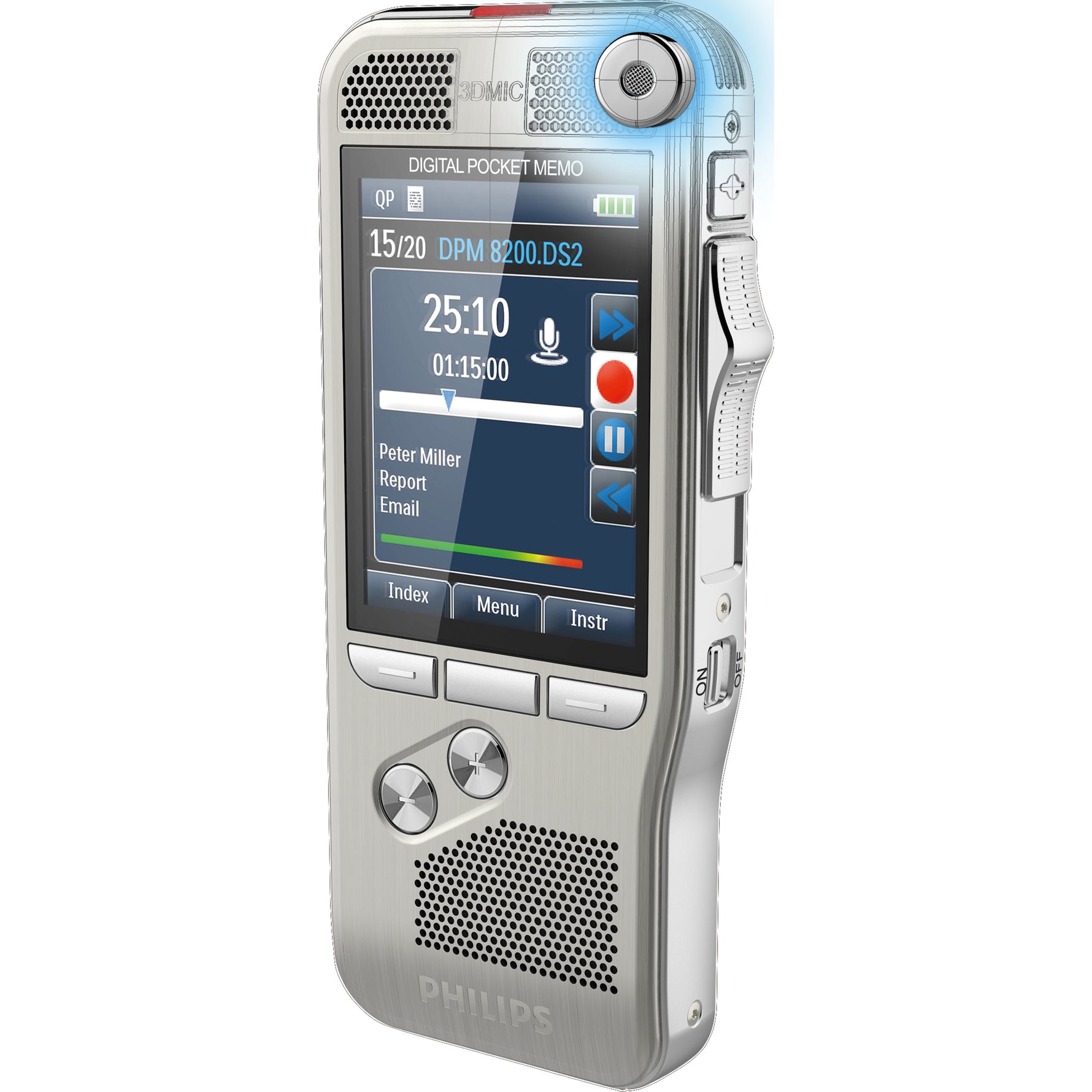 Philips Diktiergerät Digital Pocket Memo DPM 8300 - Wiepa Bürofachpartner