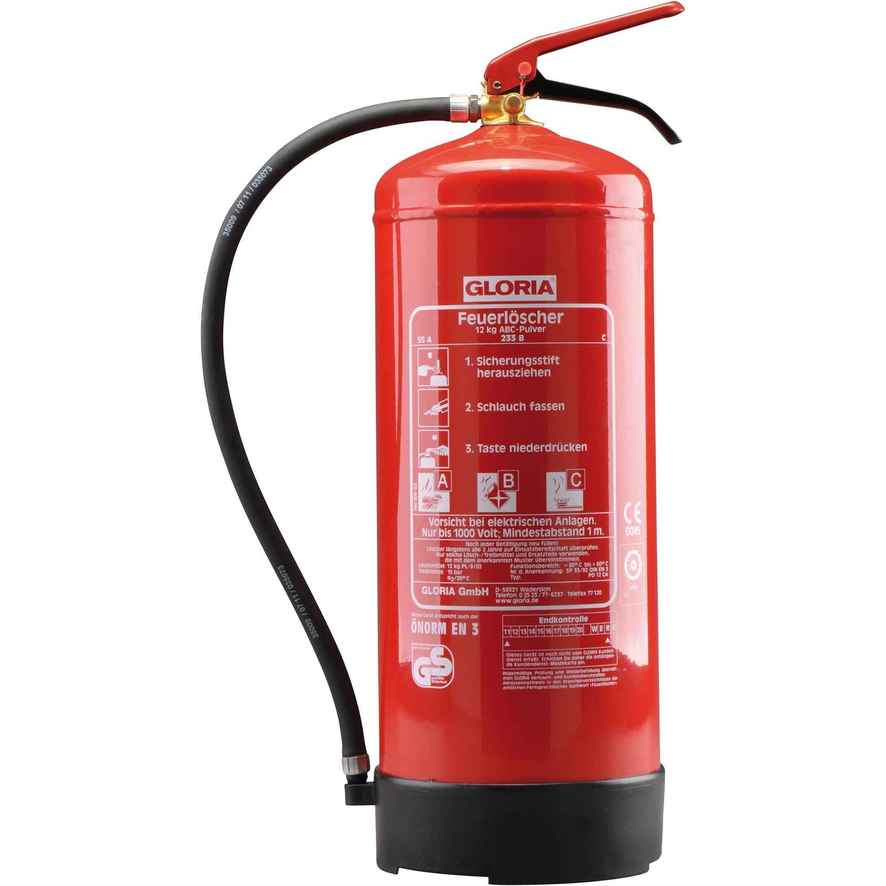 GLORIA Handfeuerlöscher PD 12 GA