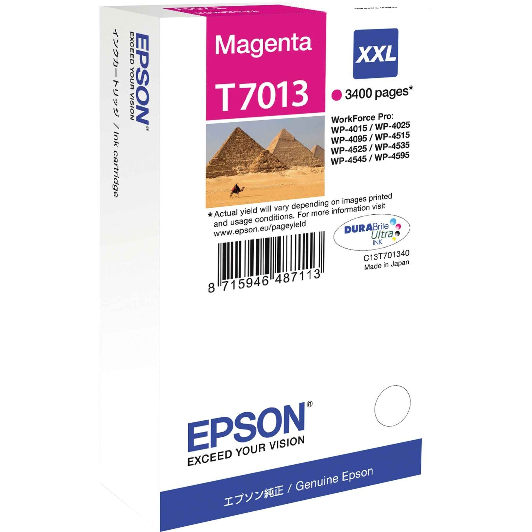 Epson Tintenpatrone T7013 magenta
